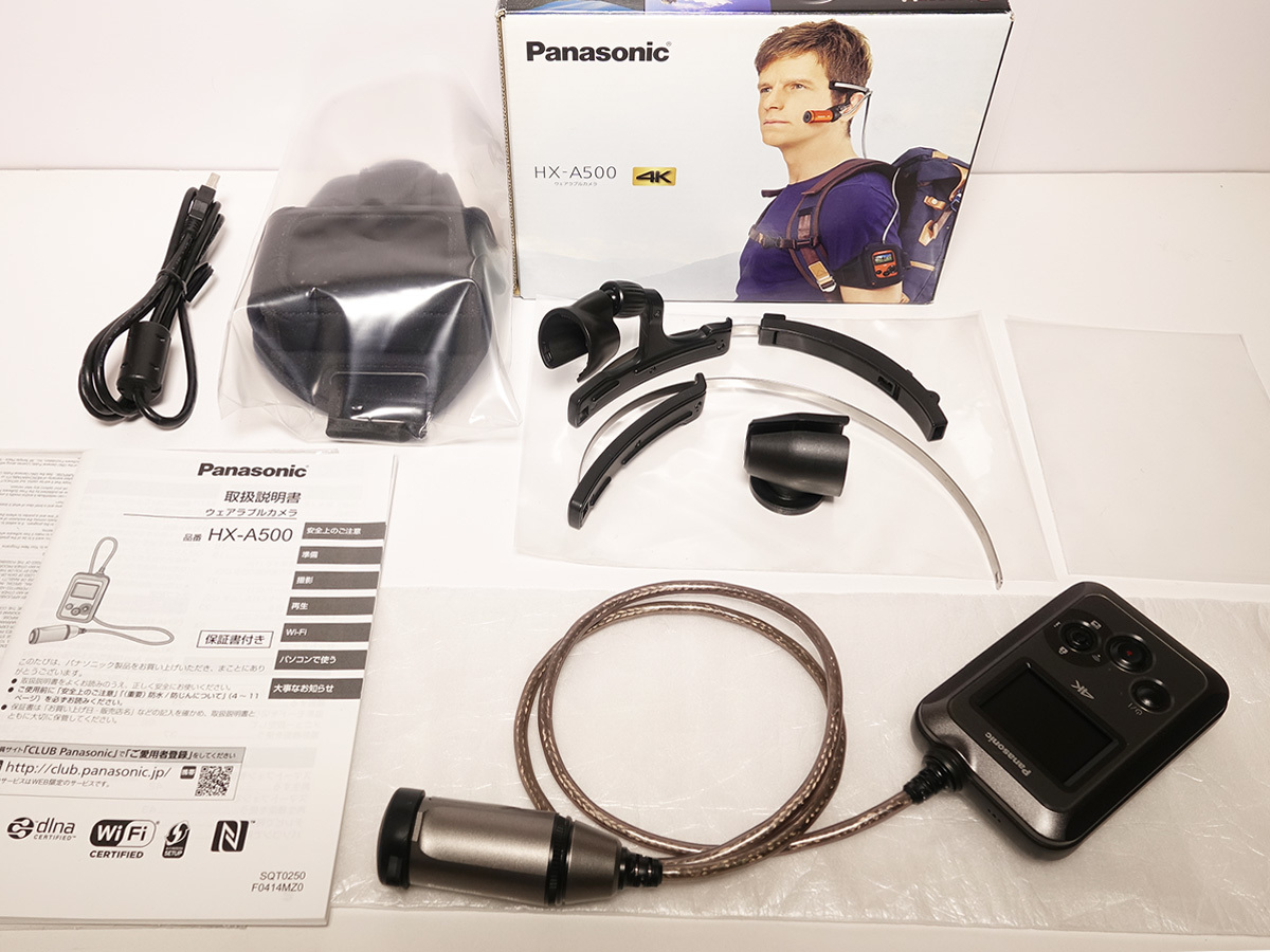 美品 パナソニック 4K ウェアラブルカメラ HX-A500 bpbd.kendalkab.go.id