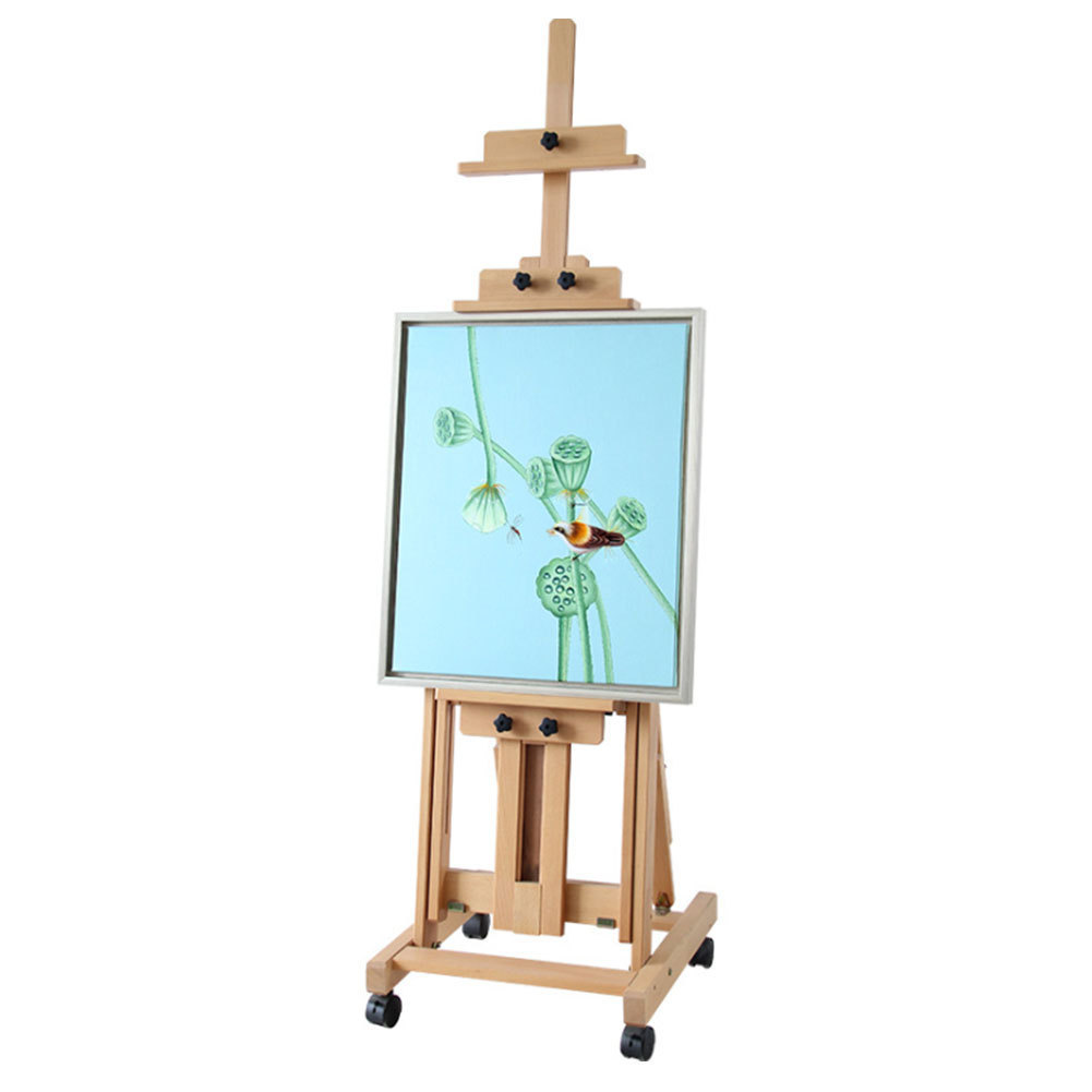  large H frame Studio easel multi-purpose easel adjustment possible picture easel stand moveable type . inclination Flat sketch /te sun for stand 