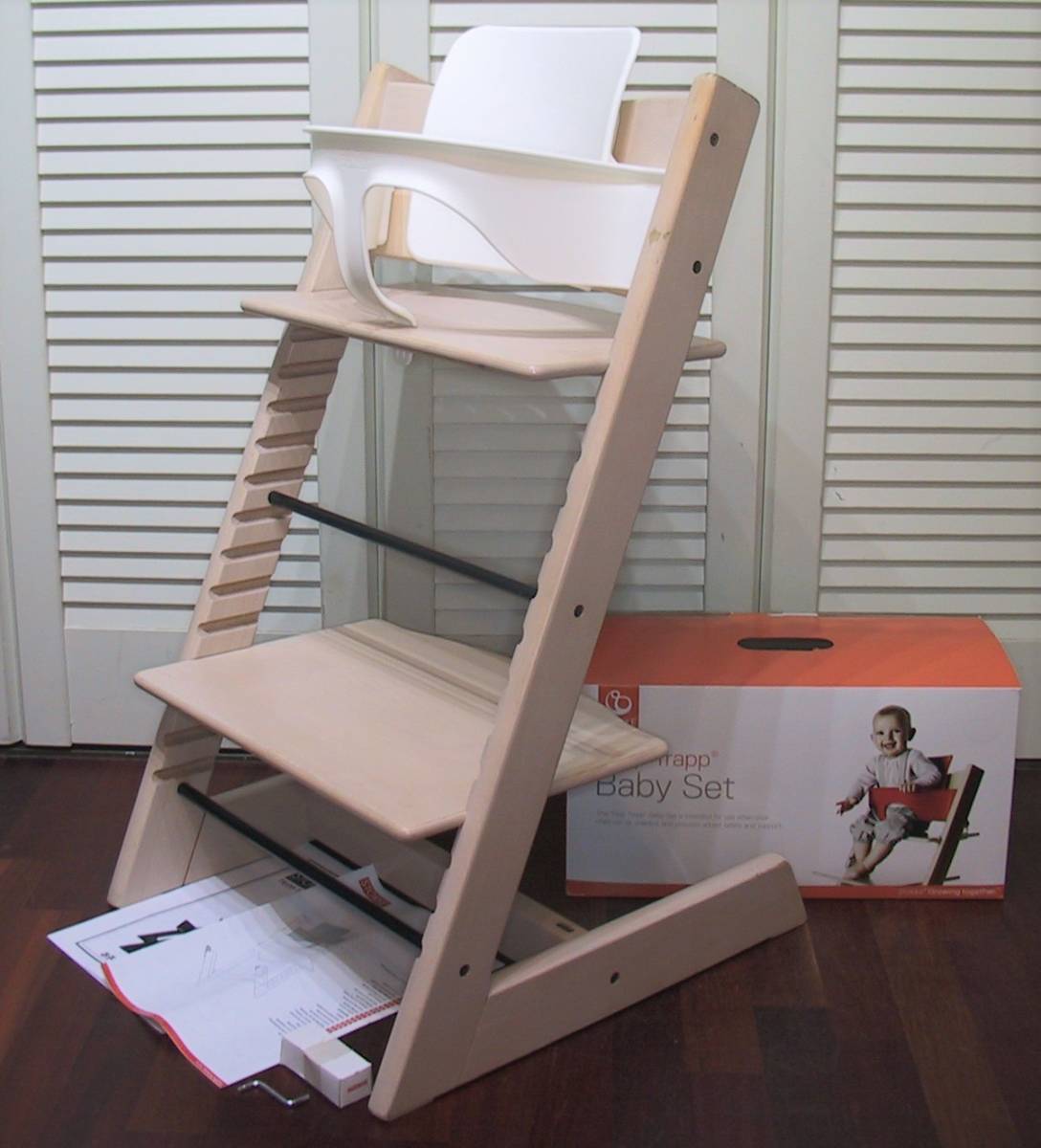 STOKKEストッケ トリップトラップ TRIPP TRAPP ベビーチェア ホワイト