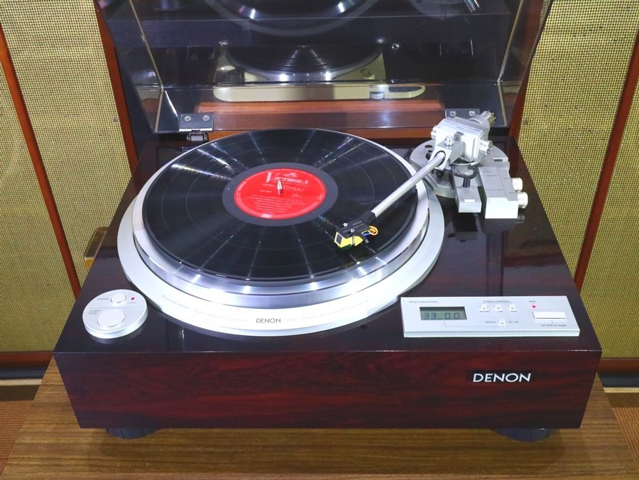 DENON DP-59L レコードプレーヤー ウエイト2種 / カートリッジ / 輸送ネジ付属 当社メンテ / 調整済品 Audio Station_画像3
