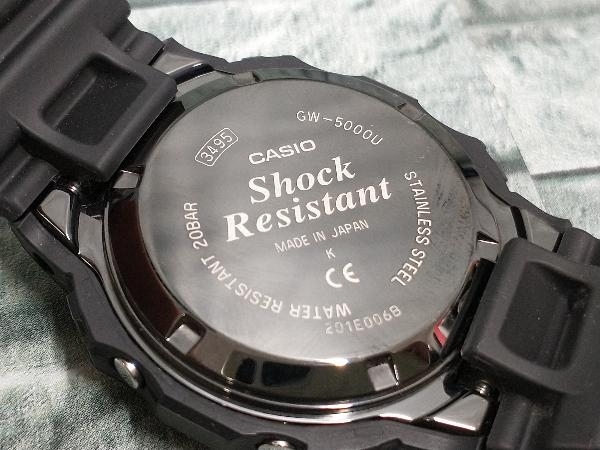 CASIO/カシオ/GW-5000U/BLK/G-SHOCK/タフソーラー/腕時計/ブラック