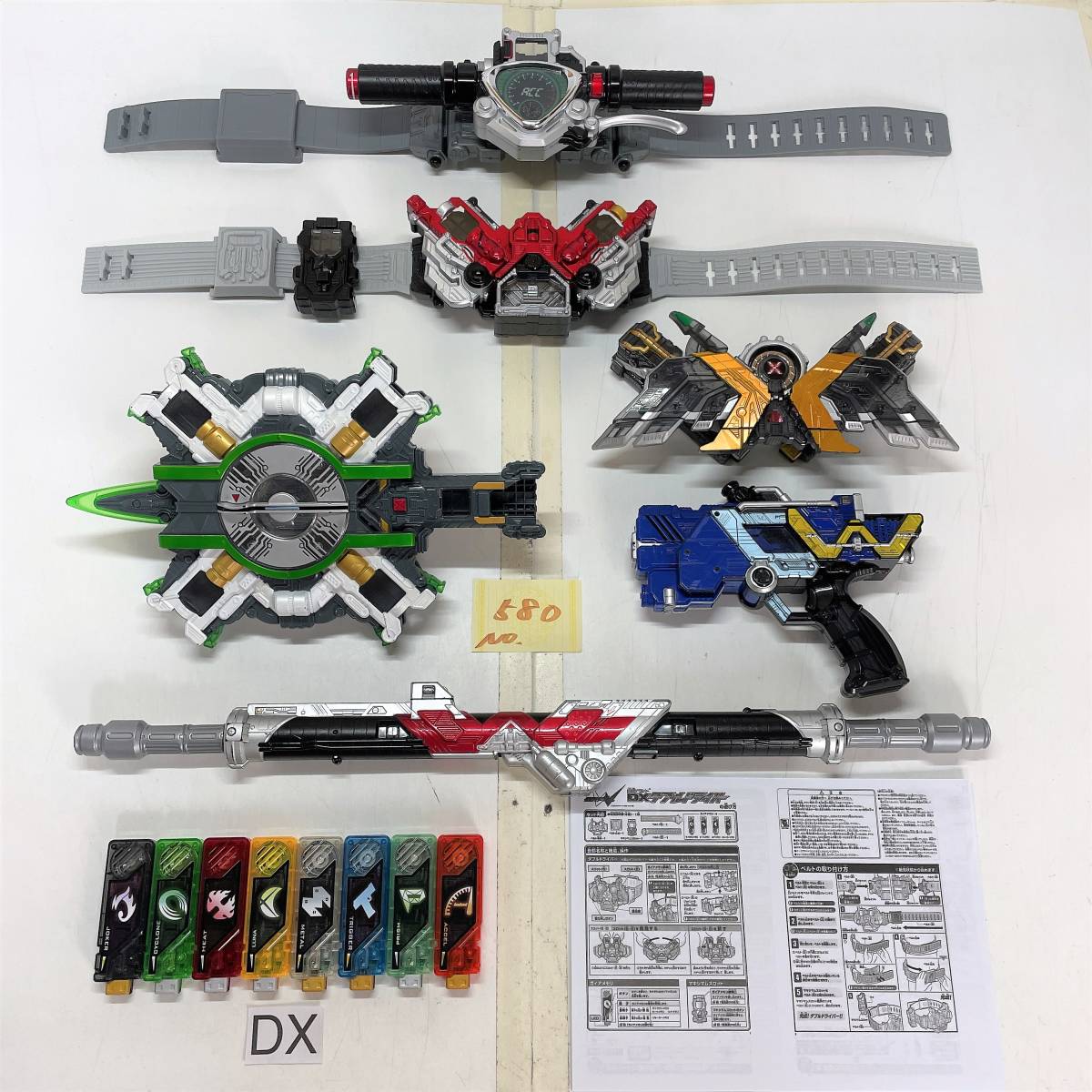 仮面ライダー W ダブル DX ダブルドライバー アクセルドライバー エクストリーム 変身ベルト 武器 ガイアメモリ 玩具 まとめて 大量セット