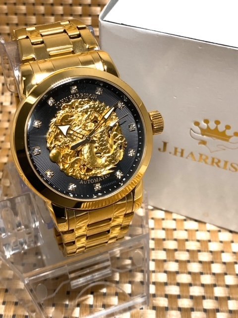 JHARRISON ジョンハリソン 腕時計 正規品 GOLD RUSH ドラゴン バック 