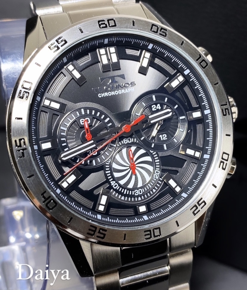 TECHNOS テクノス 正規品 腕時計 メンズ クロノグラフ アナログ腕時計 