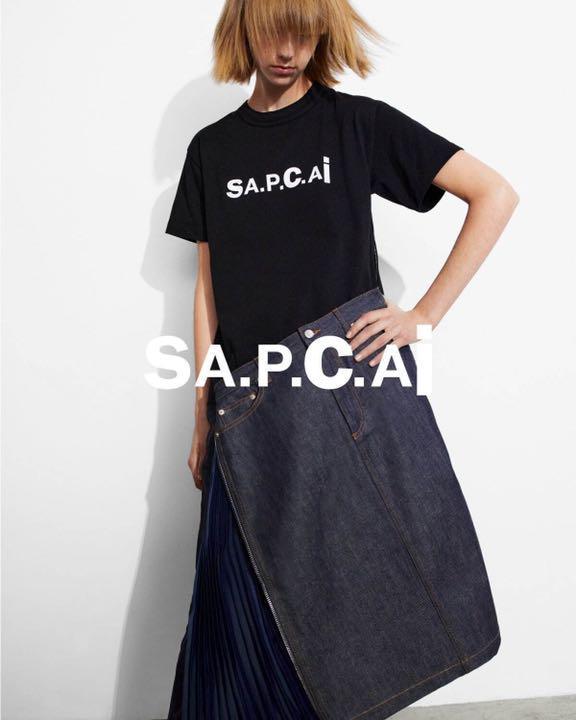 sacai × A.P.C. Kiyo Tシャツ 黒 M ／ サカイ APC 商品细节 | 雅虎拍卖