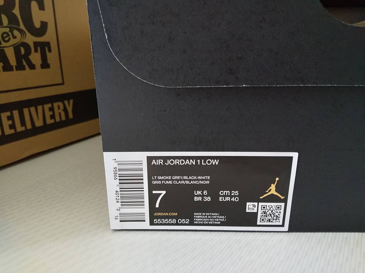 即決送料込【新品未使用】 25cm Nike Air Jordan 1 Low Shadow Toe US7 ナイキ エアジョーダン ロー シャドウ トゥー - 2