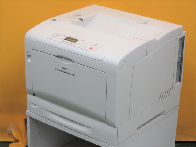 [A14084] NEC Color MultiWriter 9100C ★35380枚 ★両面印刷 ★特価品 A3 カラーレーザー プリンター ( PR-L9100C ) ★人気型番 ★品薄_画像1