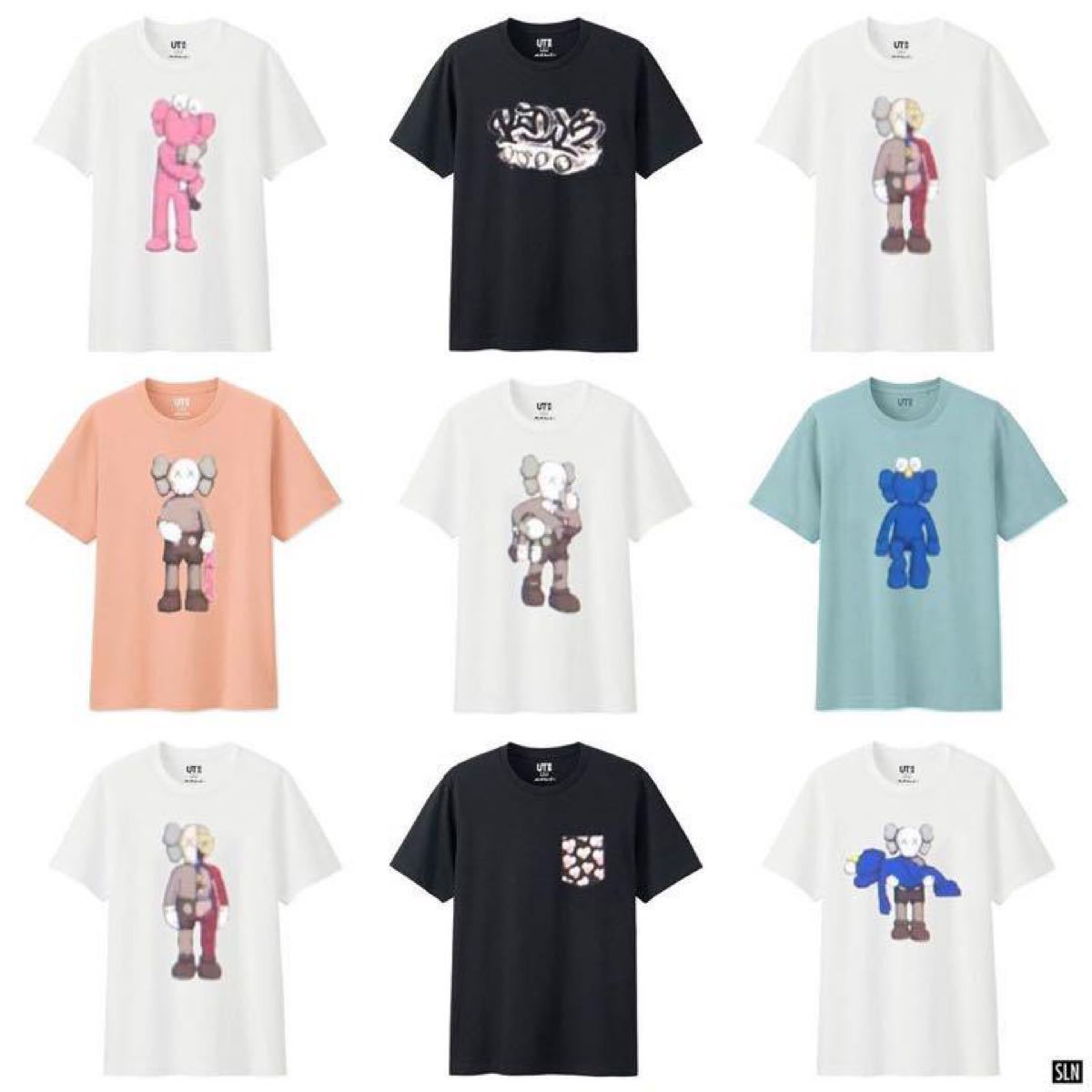 【値下げしました】Tシャツ コラボ UNIQLO × kaws ユニクロ カウズ UT