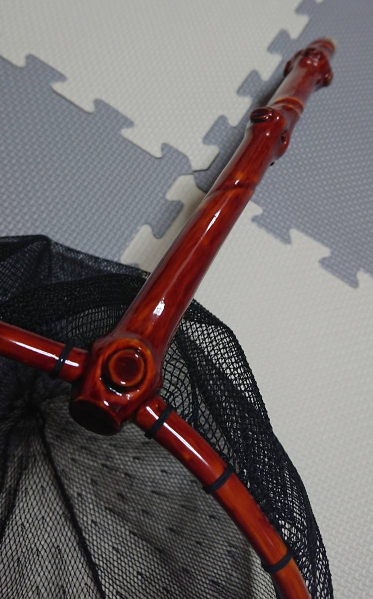 本榧 渓流タモ 手作り品 弦巻跡の一品 (カヤ、タモ、渓流、本流、鮎