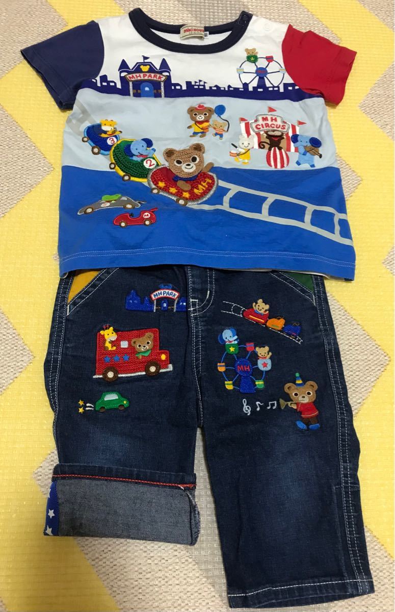 9周年記念イベントが レア ミキハウス クマ柄のパンツ kids-nurie.com