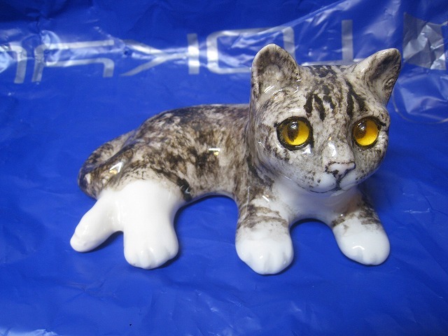 正規 猫の置物 ウィンスタンレイ・(ケンジントン)キャット サイズ1