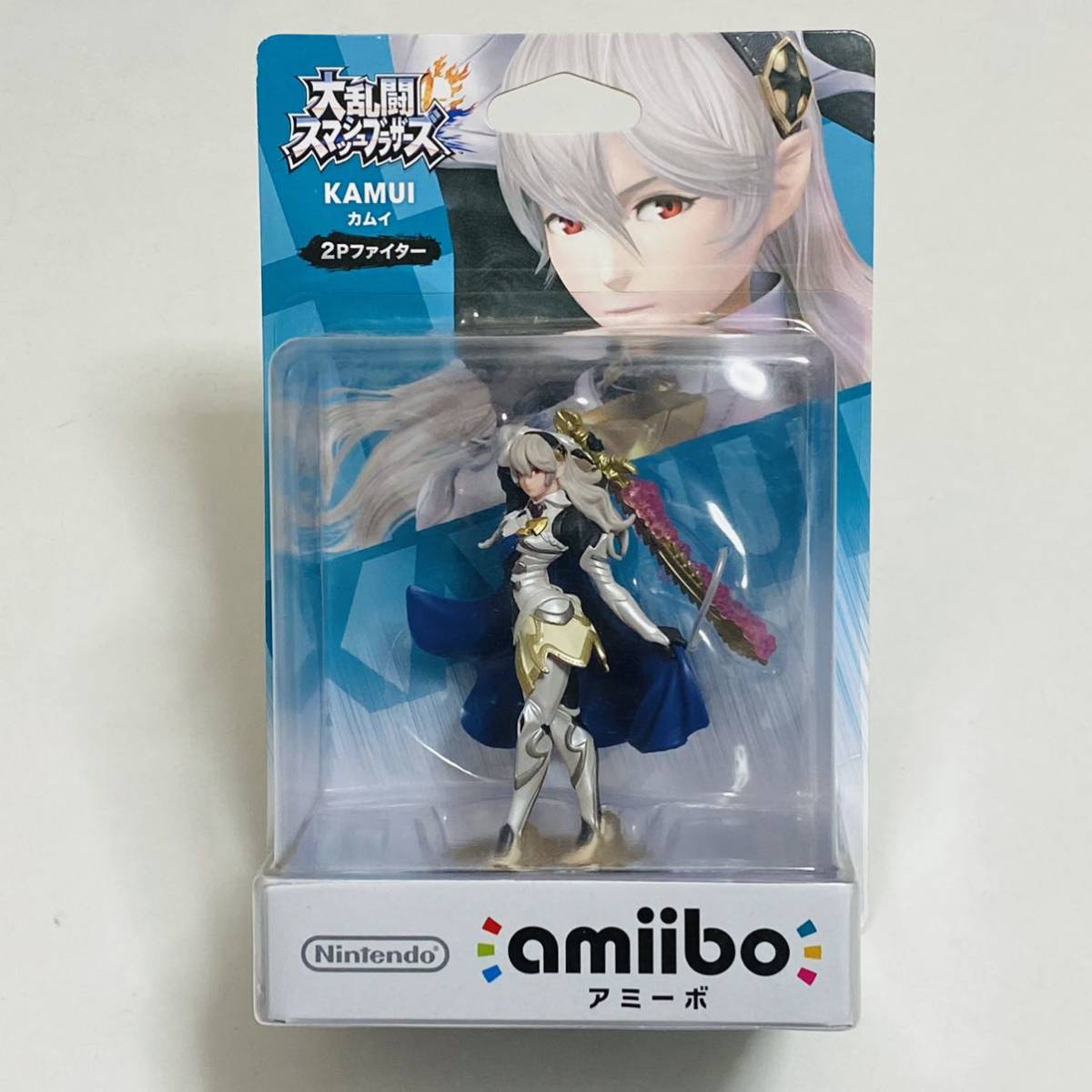 [ unopened goods ]Nintendo nintendo amiibo Amiibo large ..s mash Brothers KAMUI Kamui 2P Fighter figure 