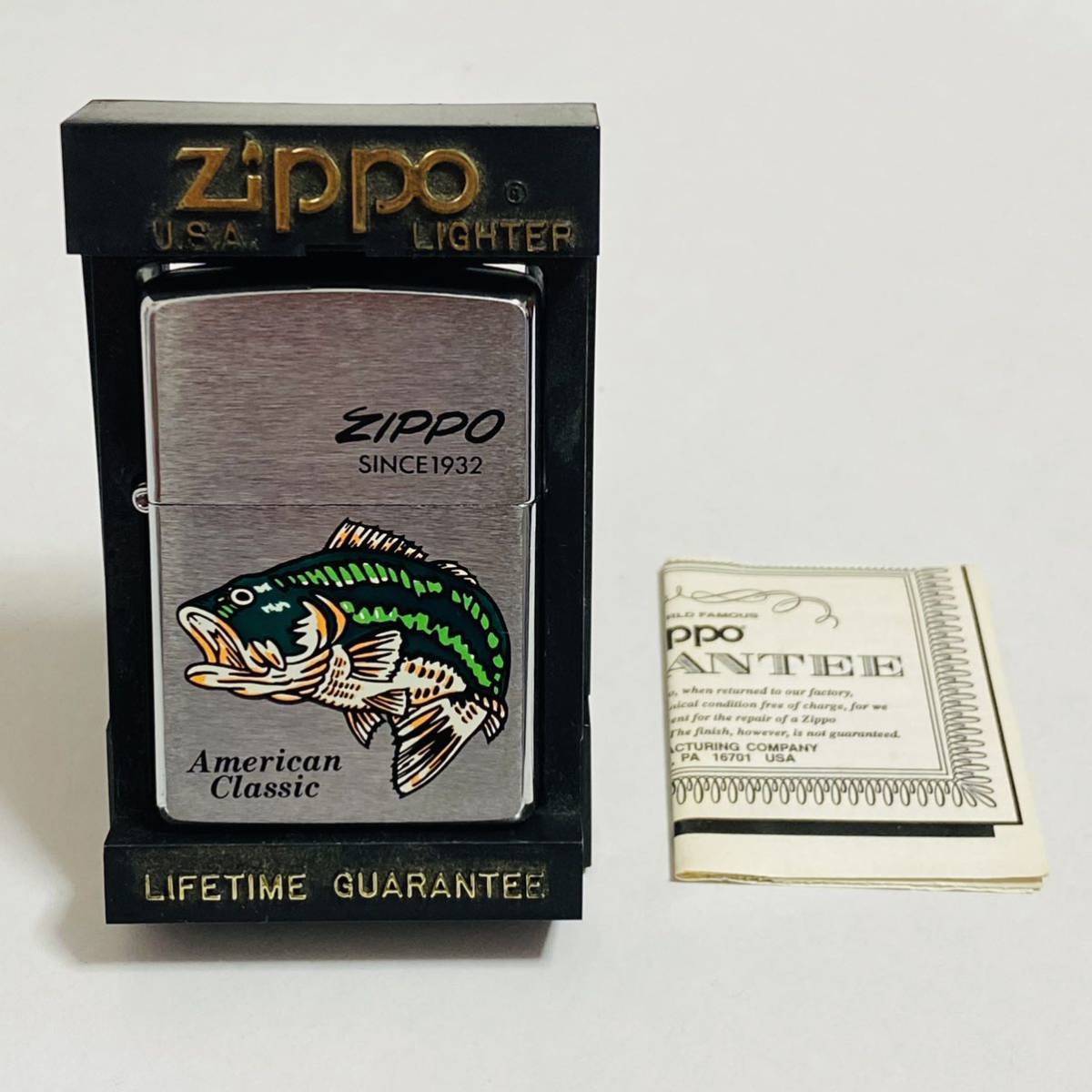 【中古品】ZIPPO ジッポー American Classic ブラックバス 1998年製