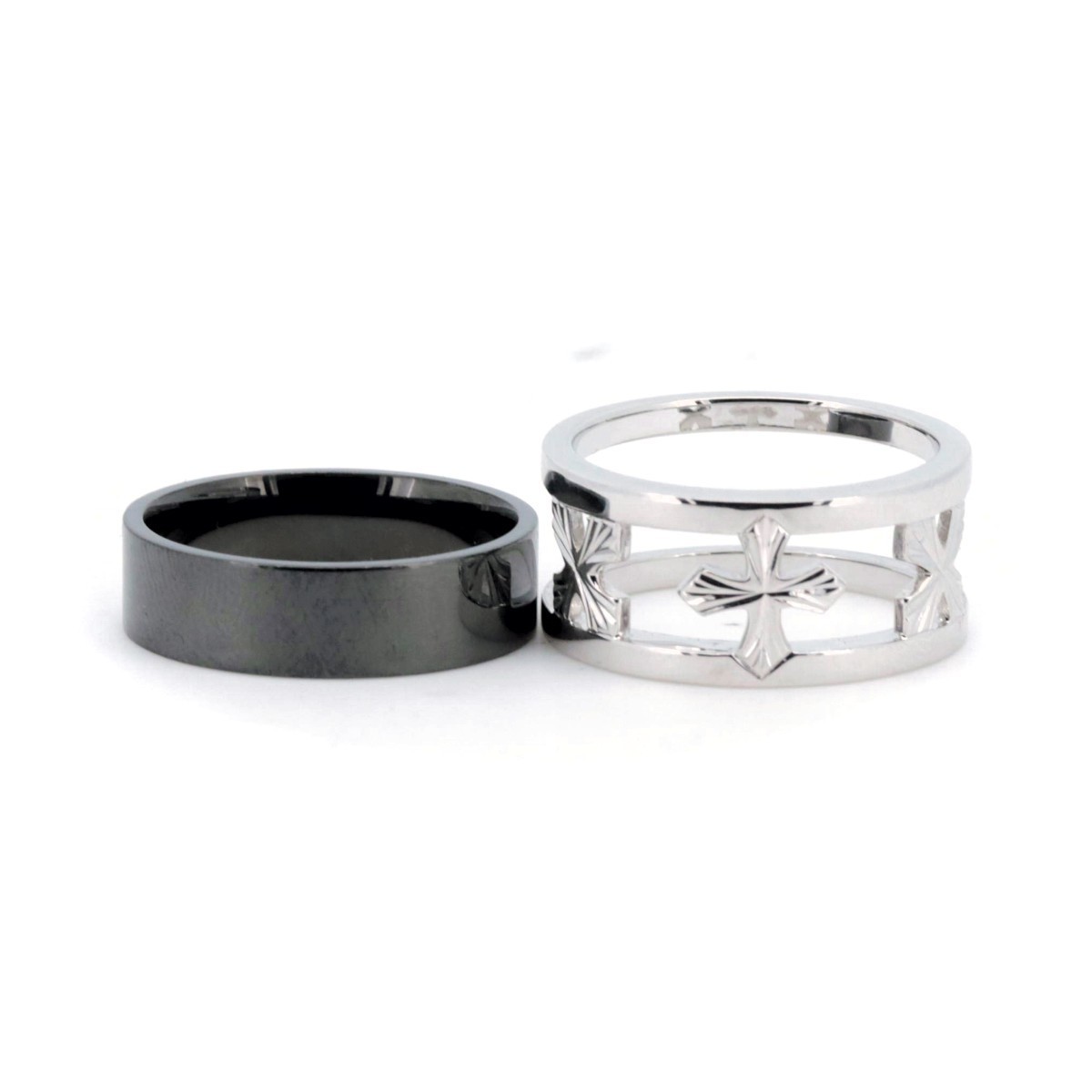  Mikimoto 3WAY комплект кольцо кольцо 16 номер K18WG/K18BG(18 золотой Gold ) ломбард лот 