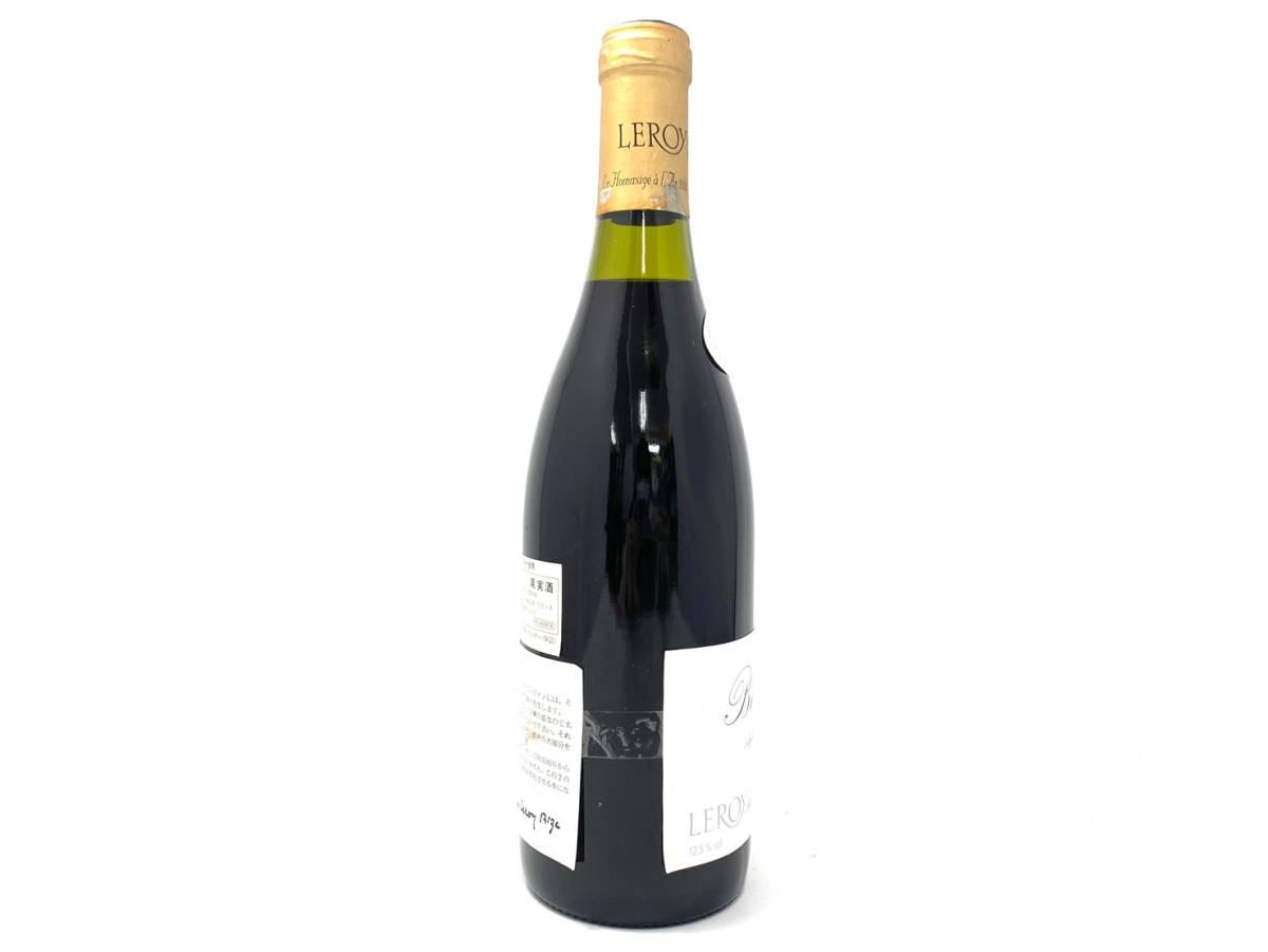 未開栓】LEROY/ルロワ ブルゴーニュ 2000 750ml 12.5% オマージュ ア