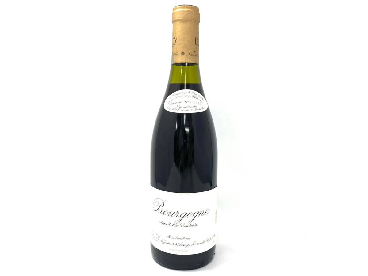 未開栓】LEROY/ルロワ ブルゴーニュ 2000 750ml 12.5% オマージュ ア