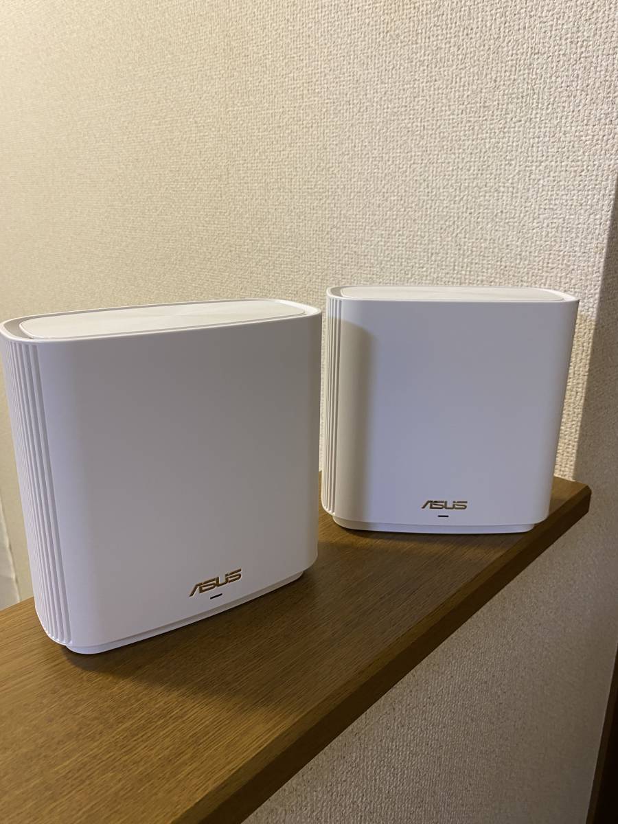 ASUS ZenWiFi AX XT8 トライバンド メッシュWiFi 無線 ルーター 2台セット ホワイト(無線LAN)｜売買された