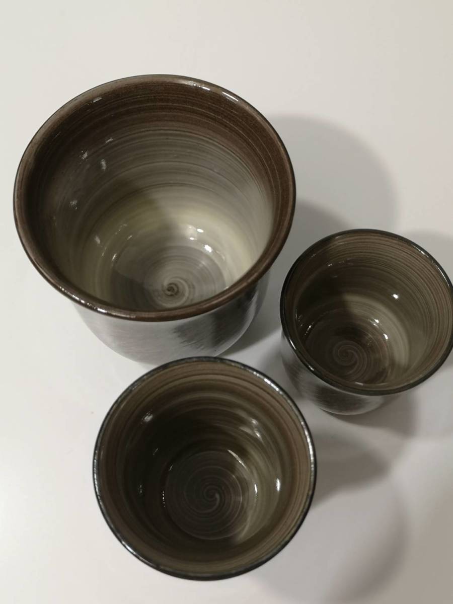 o 良好 無形文化財 現川焼 臥牛窯 13代横石臥牛 色々揃 白馬文小皿 鷺