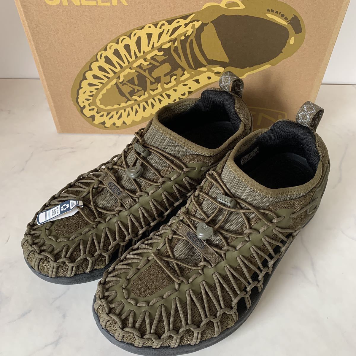 新品】27.5cm KEEN UNEEK SNK キーンユニークスニーク オリーブ