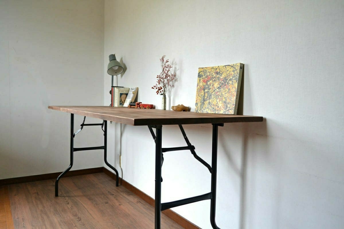 在庫限定品 ヤフオク! - Folding table 175 アンティーク 簡易 作業台 什... 2023お得