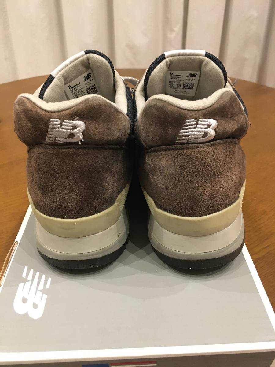 MADE IN USA NB ニューバランス M996NAV 996 付属品あり ネイビー 紺