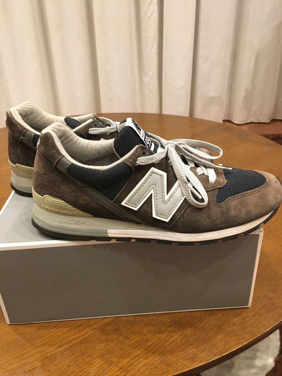 MADE IN USA NB ニューバランス M996NAV 996 付属品あり ネイビー 紺