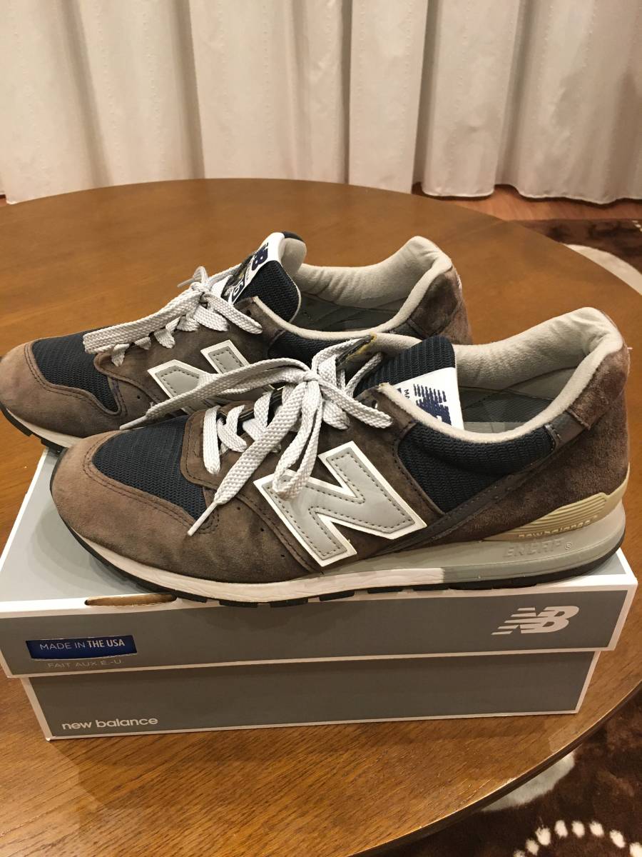 MADE IN USA NB ニューバランス M996NAV 996 付属品あり ネイビー 紺