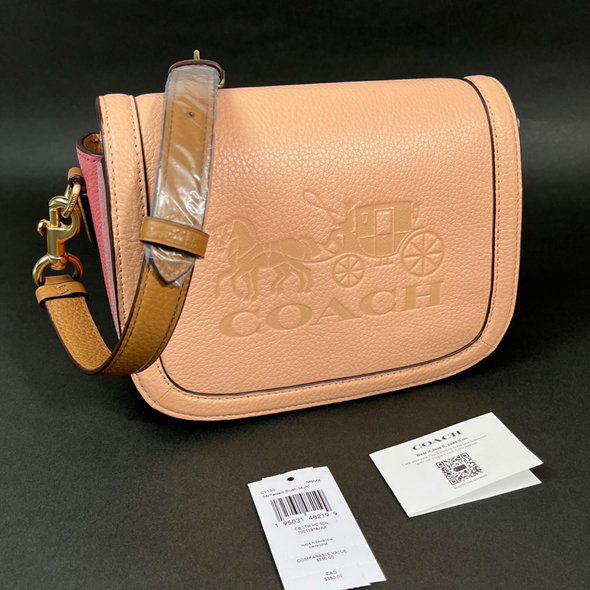 COACH 本物 新品 コーチUSAアウトレット正規】サドル バッグ ホース