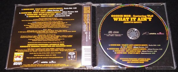Goodie Mob Featuring TLC / What It Ain't (Ghetto Enuff)　CDS★Dallas Austin　Organized Noize　LaFace_画像2