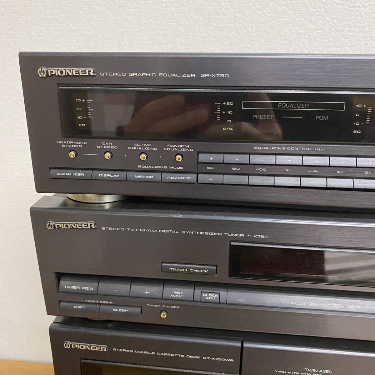 Pioneer パイオニア システムコンポ PD-X750DT A-X750 CT-X750WR Pioneer パイオニア システムコンポ PD-X750DT A-X750 CT-X750WR