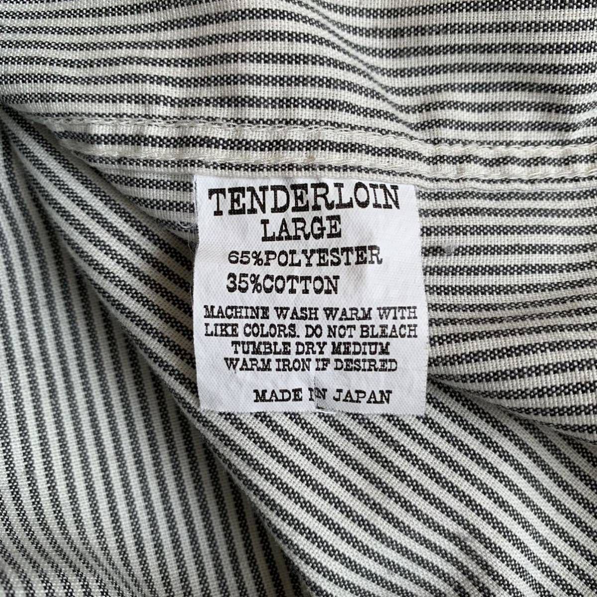 良品 TENDERLOIN テンダーロイン 刺繍 ワッペン ストライプ ワーク