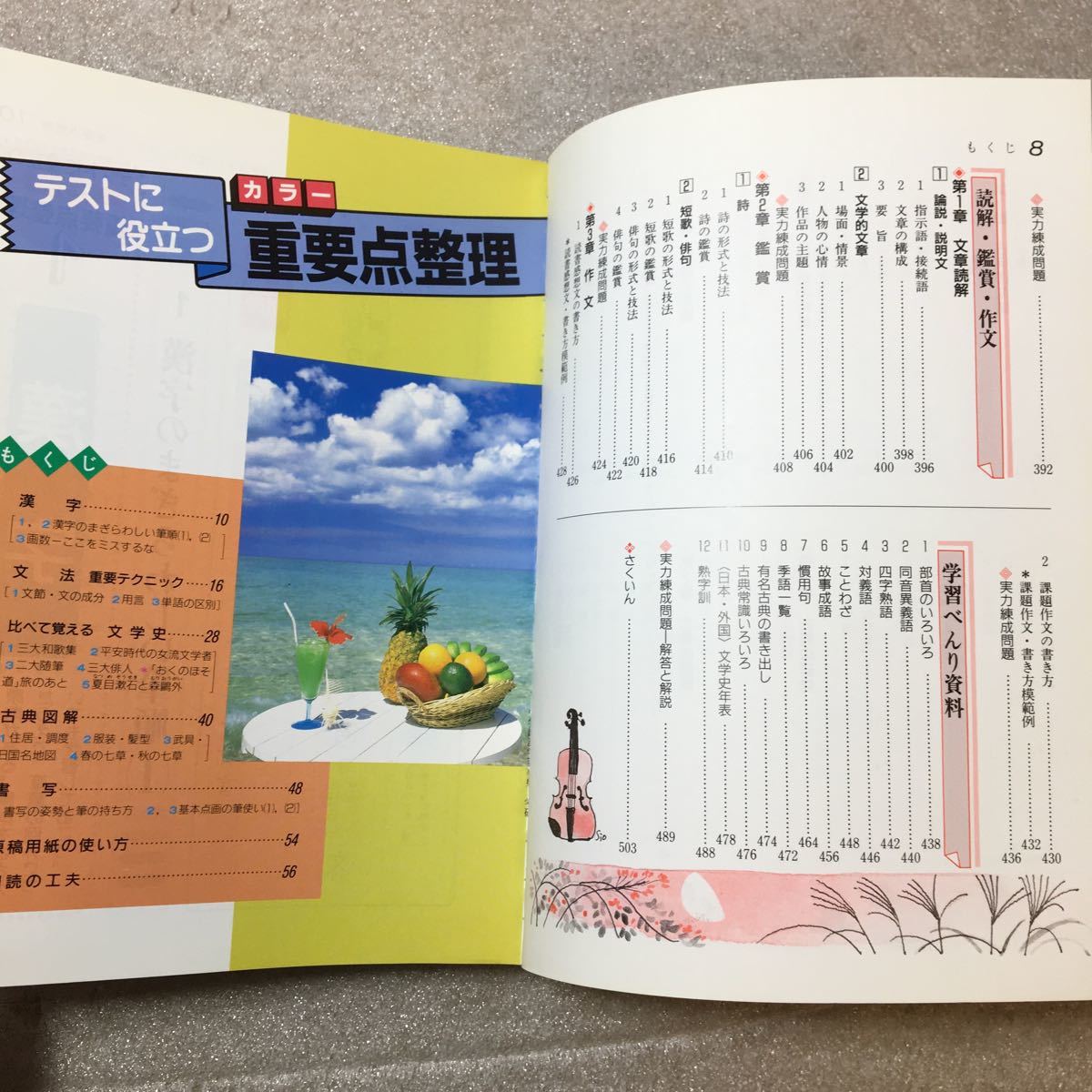 zaa-336♪中学国語学習事典―学研版 単行本 1996/4/1 学習研究社 (編さん) 学研プラス