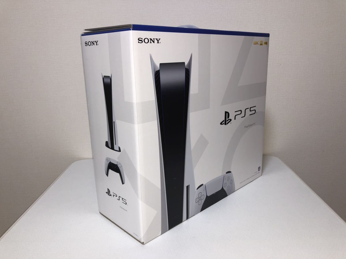 SONY ディスク付 PS5 CFI-1100A 01 PlayStation5 プレステ5 5月1日購入 1年間メーカー保証付 購入証明書付 入金確認当日発送 未使用 新品_画像1