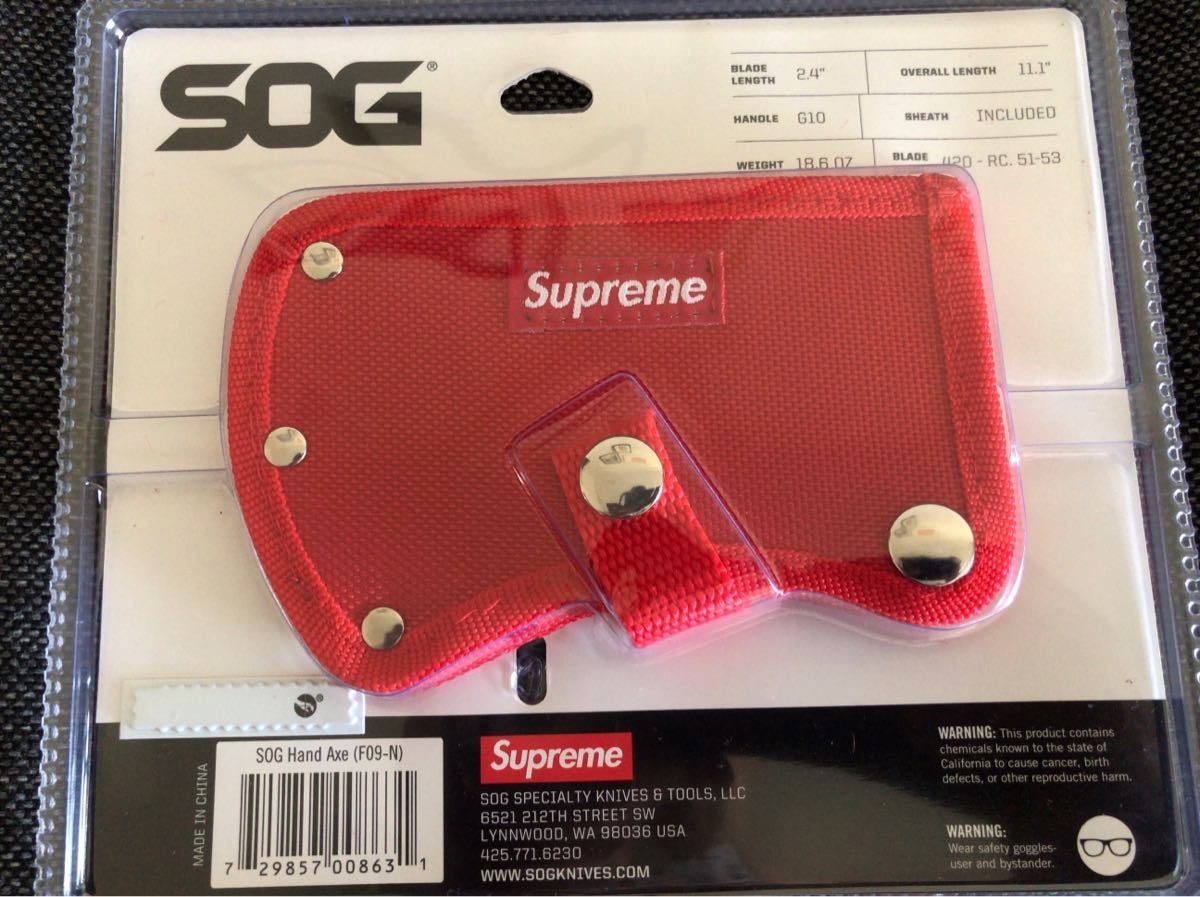 Supreme シュプリーム × SOG 18SS Hand Axe 斧 ハンドアックス item