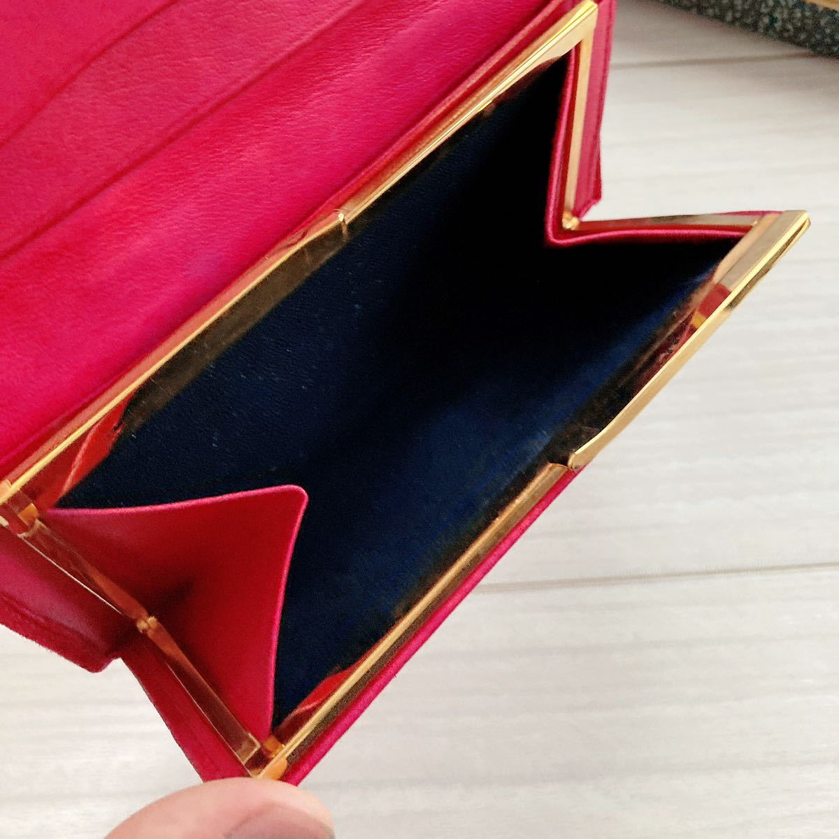希少】LOEWE ロエベ レディース 和風 和柄 長財布 革財布 二つ折り財布