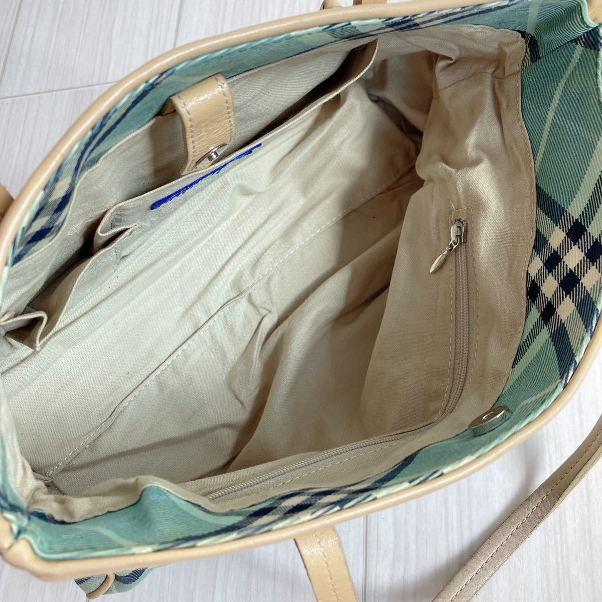 美品】Burberry バーバリー ノバチェック レディース ハンドバッグ