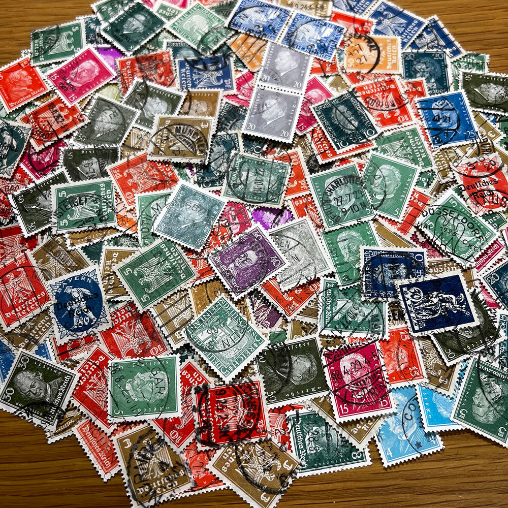 466【ドイツ】1924年～使用済み切手200枚大量まとめてロット！希少！！_画像3