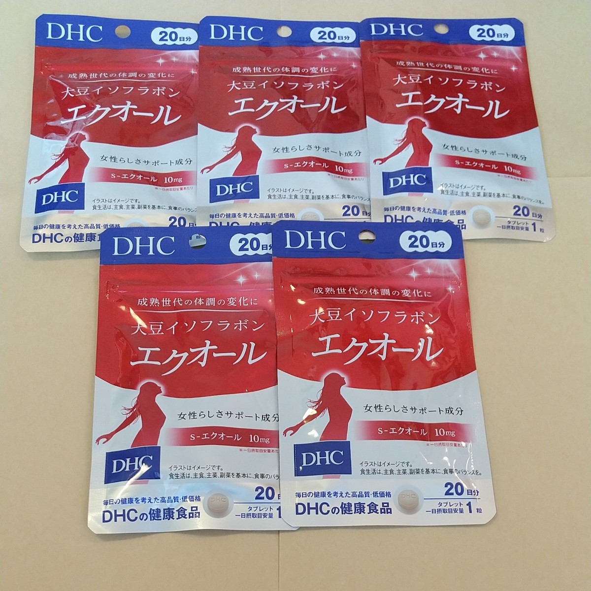 ストアー DHC 大豆イソフラボン エクオール 20日分×5袋