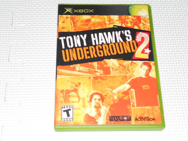 xbox★TONY HAWK'S UNDERGROUND 2 海外版★箱付・説明書付・ソフト付