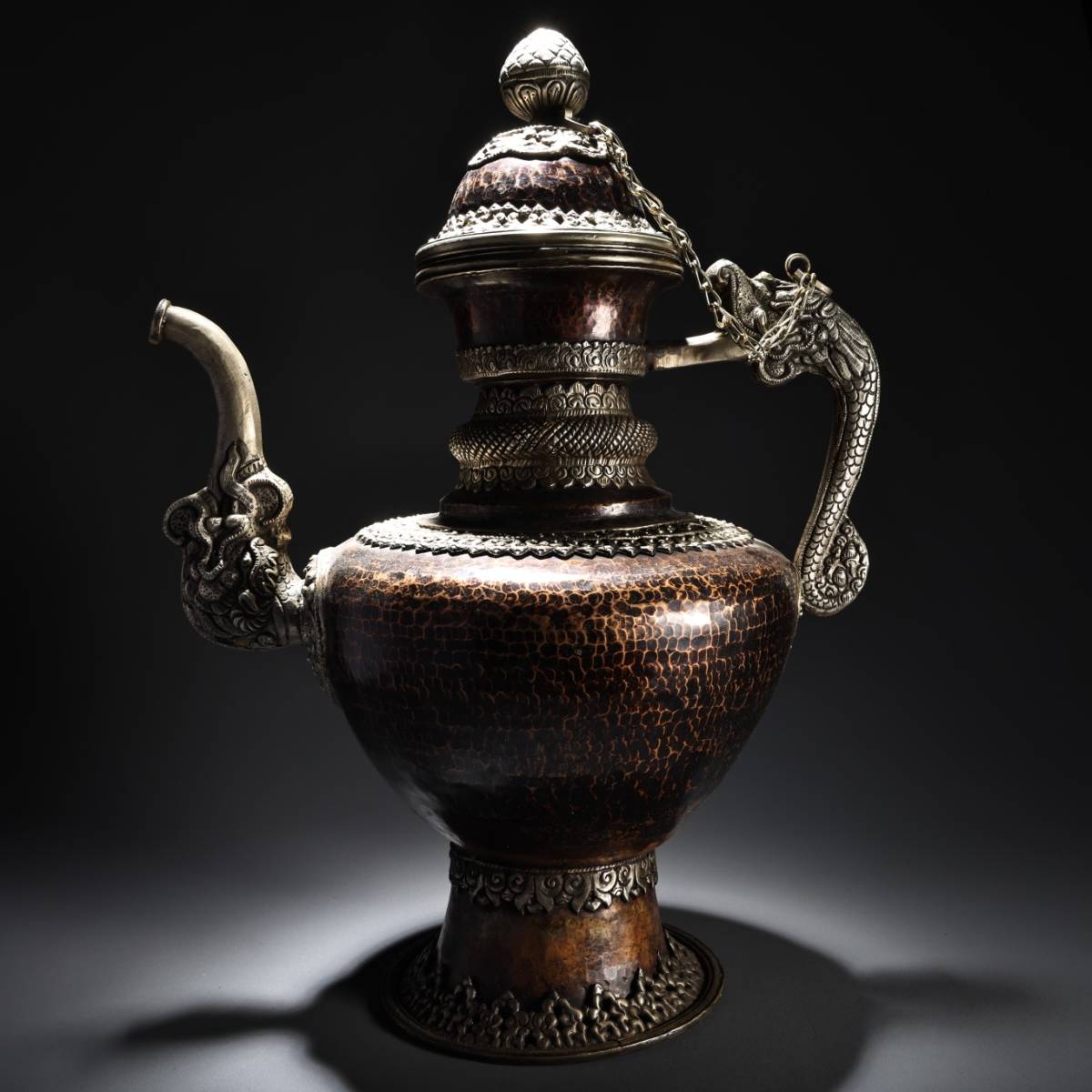 多宝閣□KN18205 人間国宝 中国古美術 銅製品 中国骨董 置物 孤品 伝 