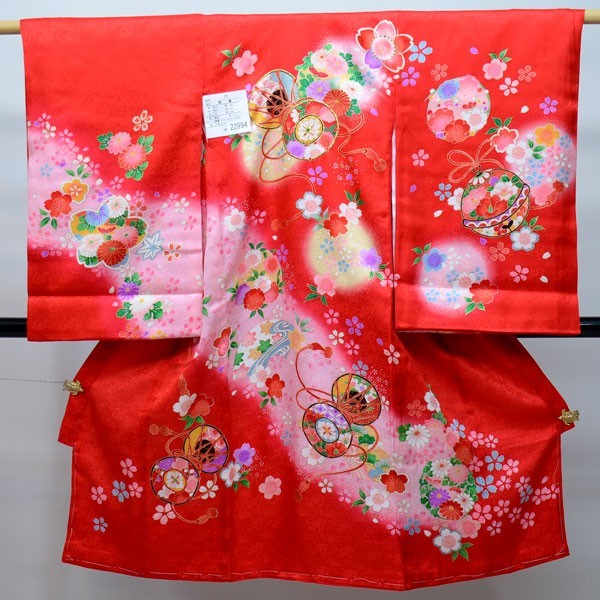超新作】 祝着 のしめ 正絹 女の子 女児 お宮参り産着 初着 NO22994