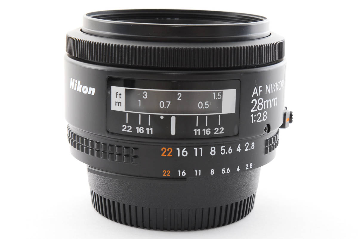 美品】NIKON AF NIKKOR 28mm f/2.8 prime Wide Angle Lens 美品】NIKON AF NIKKOR 28mm f/2.8 prime Wide Angle Lens