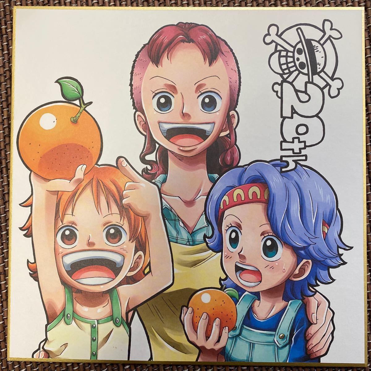 一番くじワンピース 20th anniversary K賞 アニバーサリー色紙 一番くじワンピース 20th anniversary K賞 アニバーサリー色紙