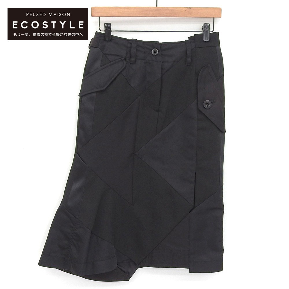 美品 sacai サカイ Hank Willis Thomas 変形スカート レディース