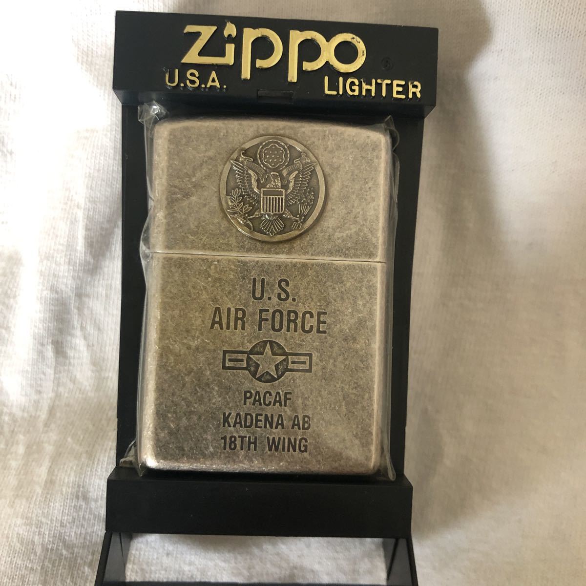 ZIPPO US AIR FORCE PACAF KADENA AB 313TH AIR DIV ジッポー オイル