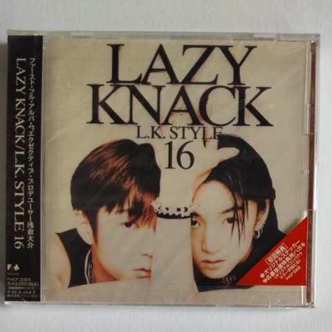☆新品未開封CD☆　LAZY KNACK／L.K.STYLE16　初回特典オリジナルステッカーあり　レイジー・ナック_画像1