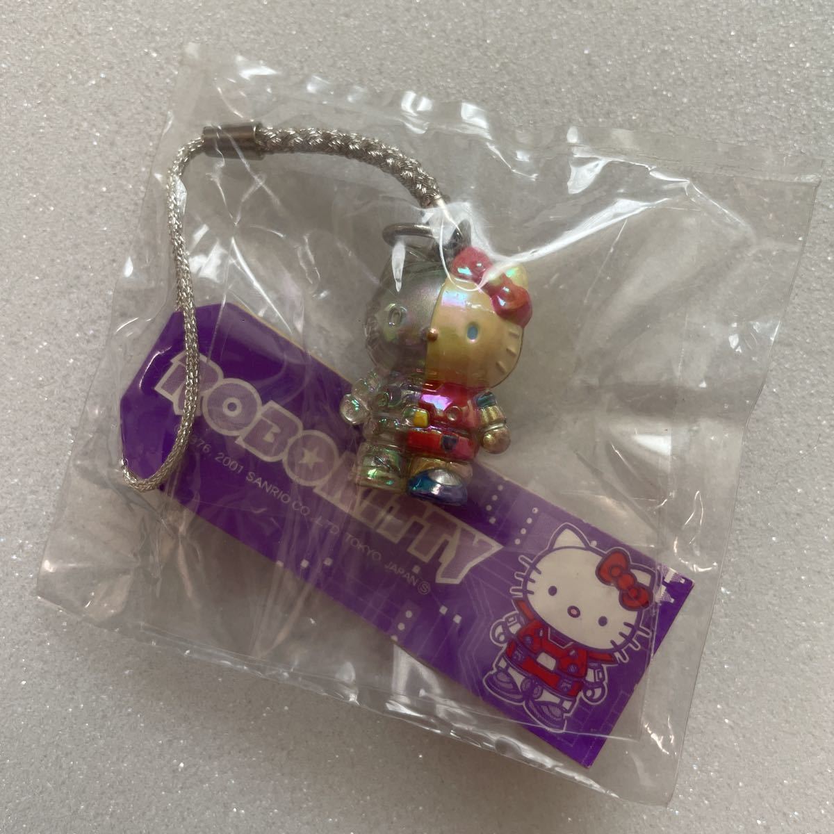 ヤフオク! - ハローキティ ストラップ 根付け ロボキティ
