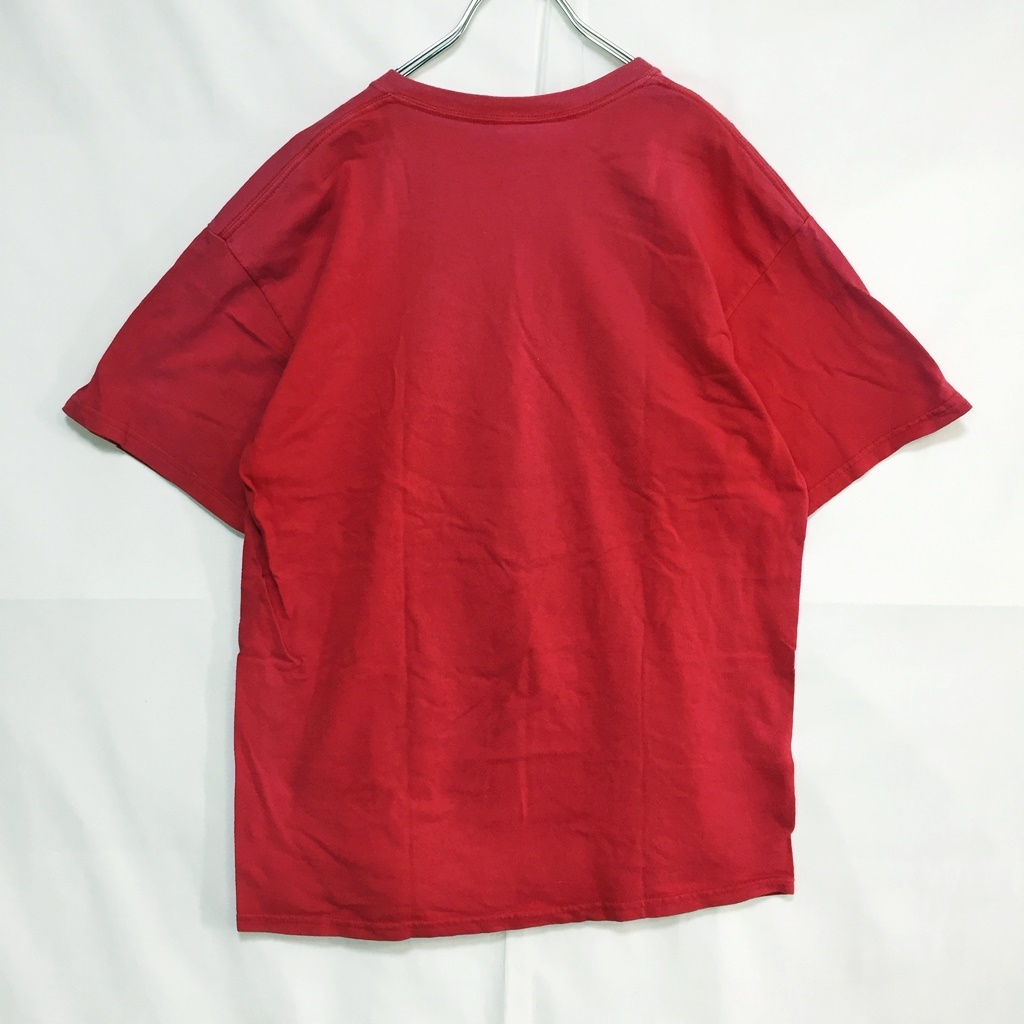 [ популярный ]XLARGE/ XLarge короткий рукав футболка большой Logo принт хлопок 100% красный размер L/S3558