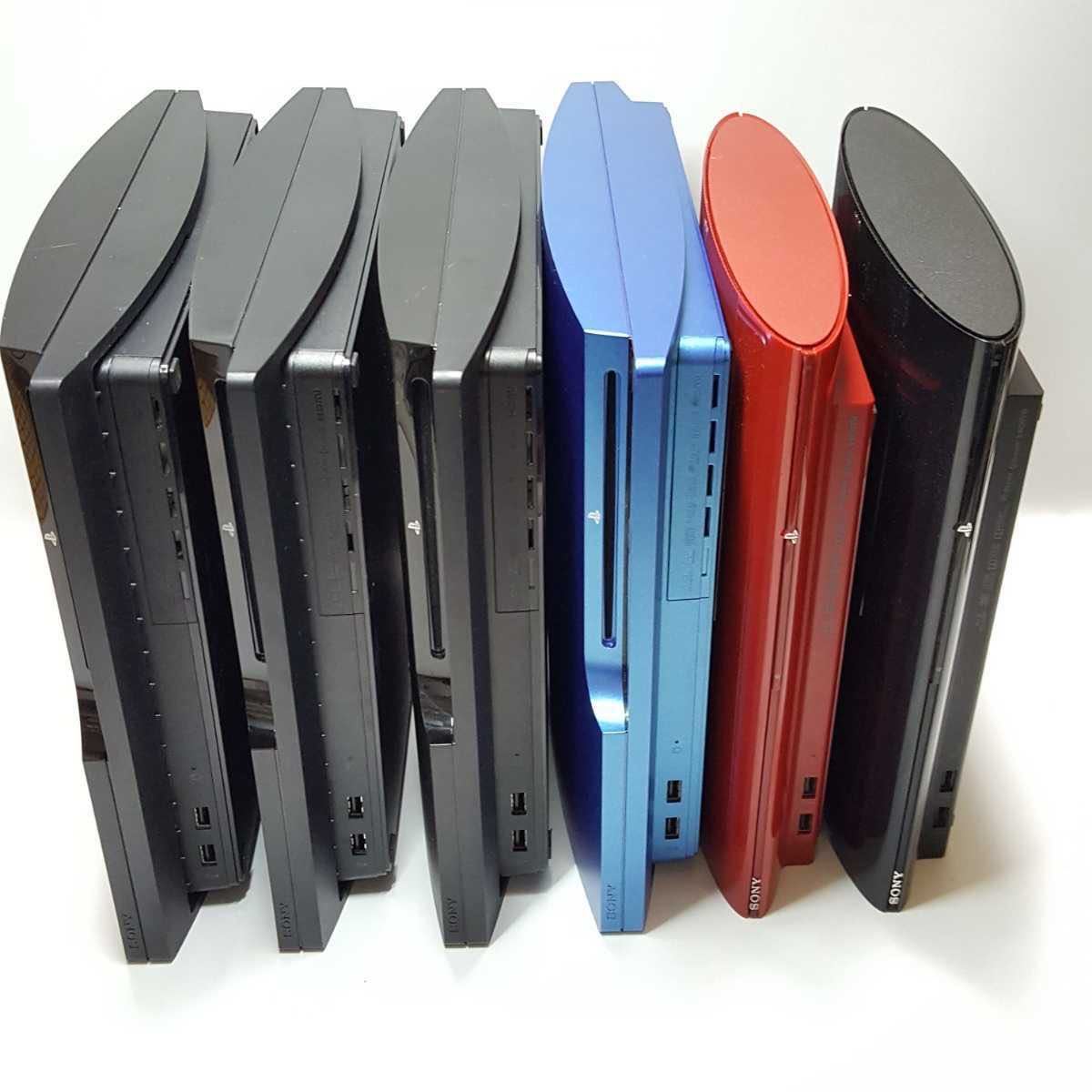 1円～ 通電のみ確認済み ps3 本体 6台 まとめ売り 3000A 3000B×3 4000B×2 プレステ3 PlayStation3 ジャンク  まとめ HDD有り