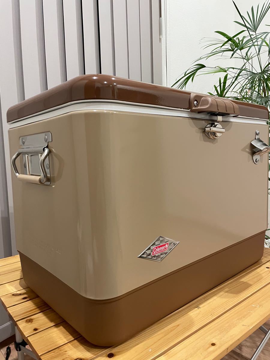 コールマン （Coleman）54QT スチールベルトクーラー（バターナッツ）